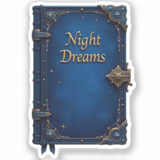 Dream Journal for Night Adventures Aufkleber