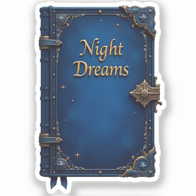 Dream Journal for Night Adventures Aufkleber (Vorderseite)