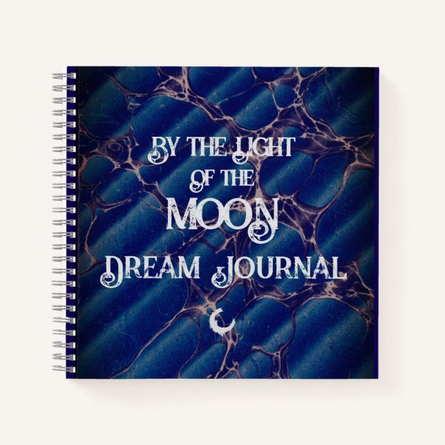 Dream Journal (Moon) Spiral Notebook Notizbuch (Vorderseite)