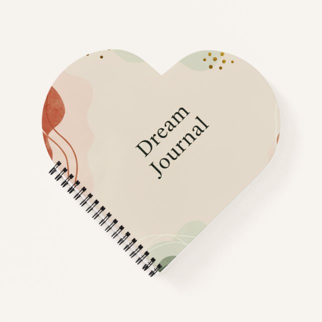 Dream Journal - Pastel Abstrakt Notizbuch (Vorderseite)