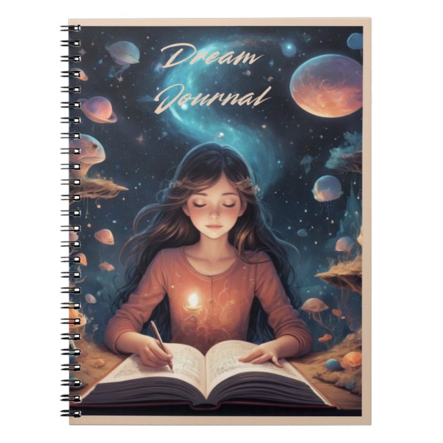 Dream Journal Spiral Notebook Notizblock (Vorderseite)
