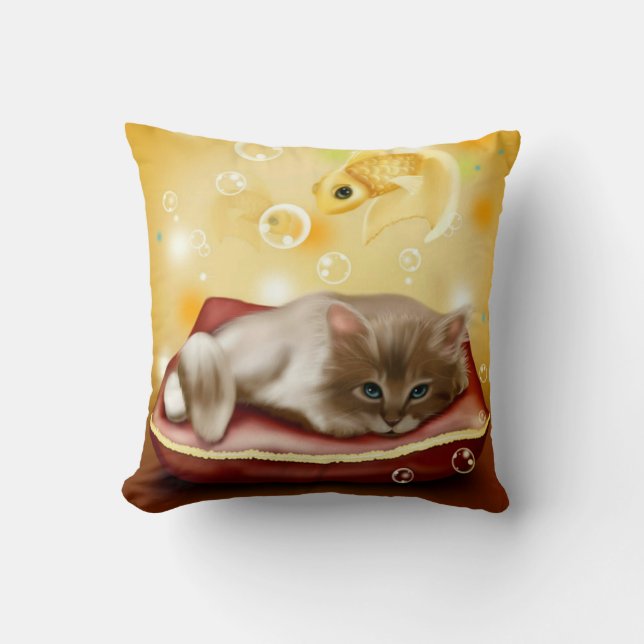 Dream Kitten Cushion Kissen (Vorderseite)
