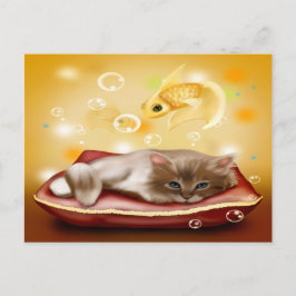 Dream Kitten Postkarte
