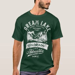 Dream Lake Rocky Mountain Nationalpark gestört T-Shirt