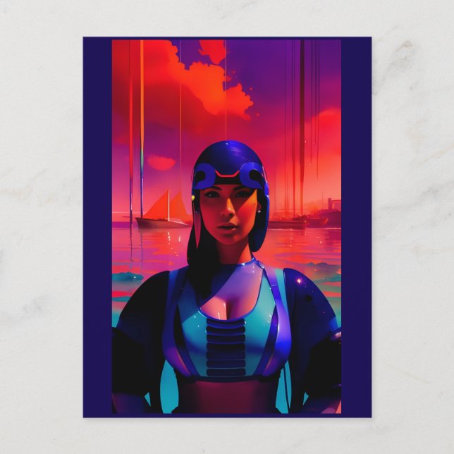 Dream Landing Postkarte (Vorderseite)