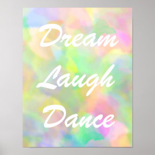 Dream Laugh Tance Pastors Poster