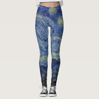 Dream Legging, Van Gogh, starry, night Leggings