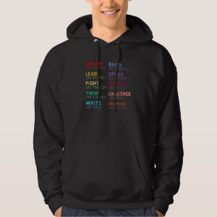 Dream like Martin Black History African Proud Afro Hoodie