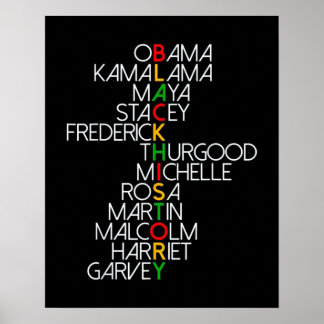 Dream Like Martin Black History Poster