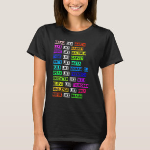 Dream like Martin Lead wie Harriet Women Black Hi T-Shirt