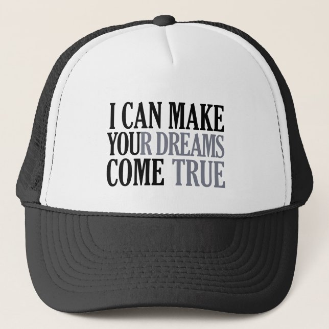 Dream Maker hat - Farbe wählen Truckerkappe (Vorderseite)