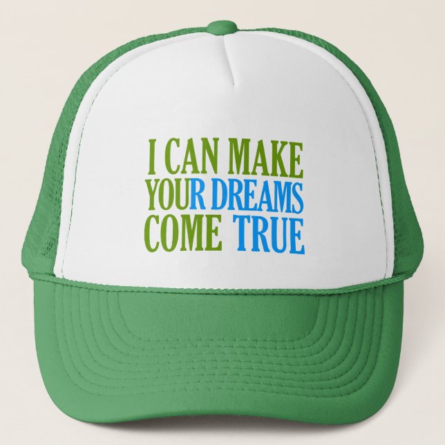 Dream Maker hat - Farbe wählen Truckerkappe (Vorderseite)