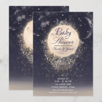 Dream Moon Magic Cosmic Glitzern Baby Dusche