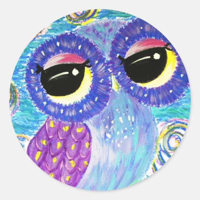 Dream Odyssey Runder Aufkleber (Vorderseite)