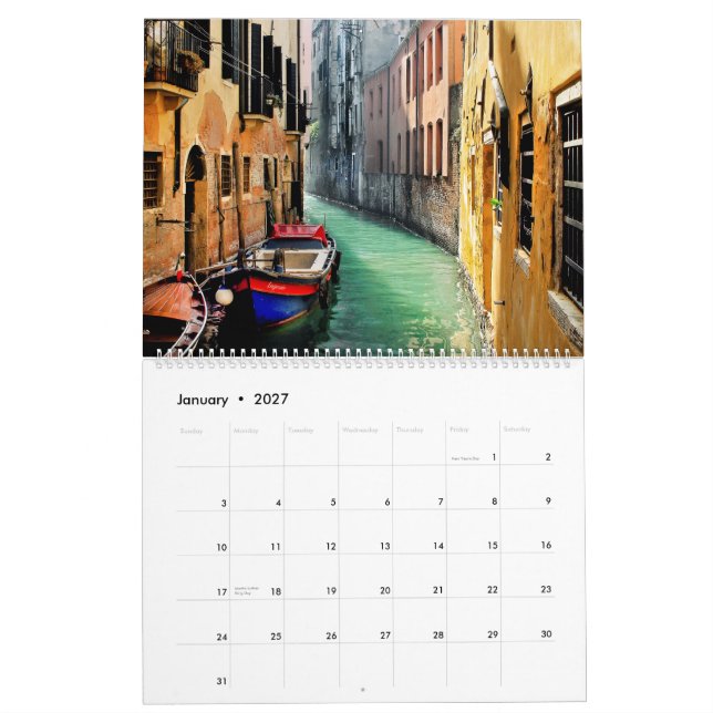 DREAM OF VENICE 2026 Kalender (Jan 2027)