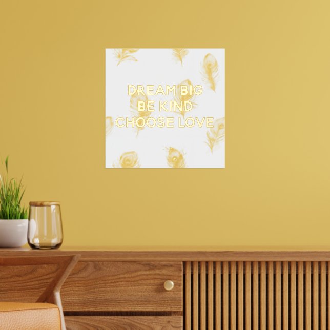 Dream Peacock Feathers Foliendrucke (In Situ (Wohnzimmer))