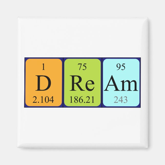 Dream-Periodenmagnet Magnet (Vorne)