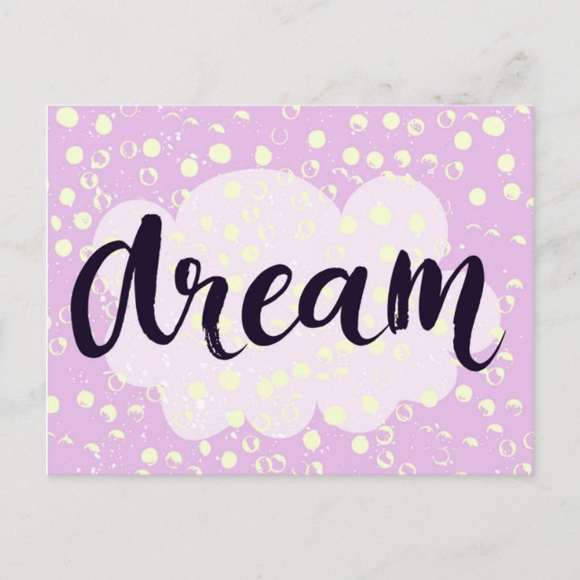 Dream Pink Postkarte (Vorderseite)