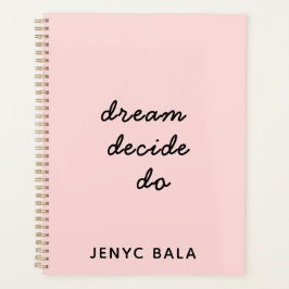 Dream Plan Do Rosé Design Planer