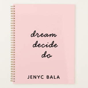 Dream Plan Do Rosé Design Planer