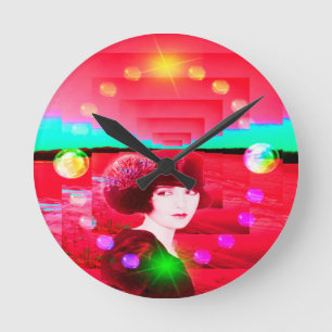 Dream Planet Runde Wanduhr