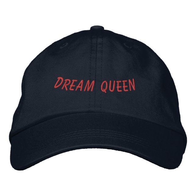 Dream Queen tritt in Ihren Power Inspiration-Hat Bestickte Baseballkappe (Vorderseite)