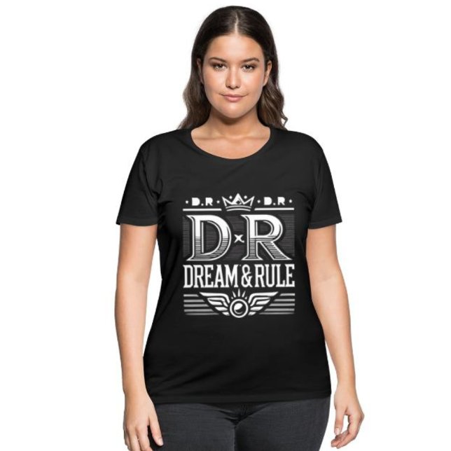 Dream & Rule Curvy T - Shirt (Dream & Rule Curvy T-shirt for Women)
