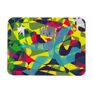Dream Run Surreal Imaging Flexible Magnet