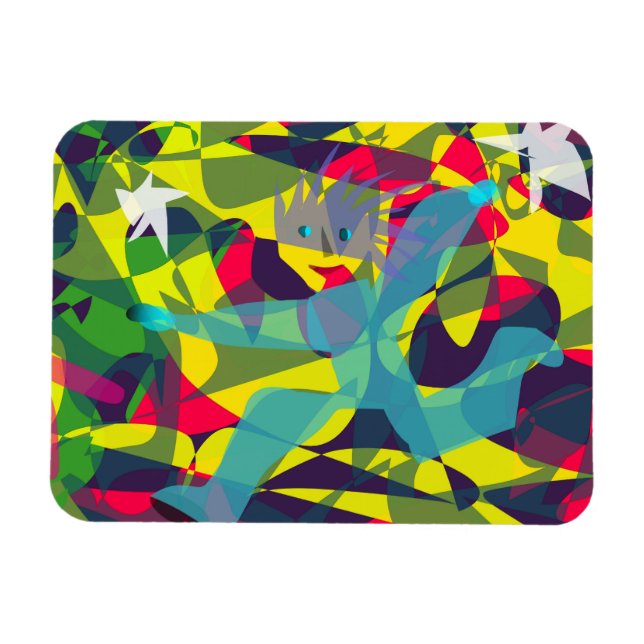 Dream Run Surreal Imaging Flexible Magnet (Horizontal)