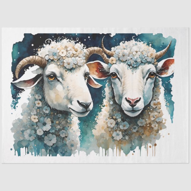 Dream Sheep Seidenpapier (Vorderseite)