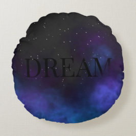 Dream Space Nebula Rundes Kissen