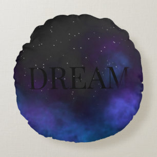Dream Space Nebula Rundes Kissen