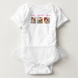Dream Sparkle Shine Hummingbird Art Baby Tutu Baby T-shirt