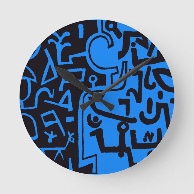 Dream Spirits Runde Wanduhr (Vorderseite)