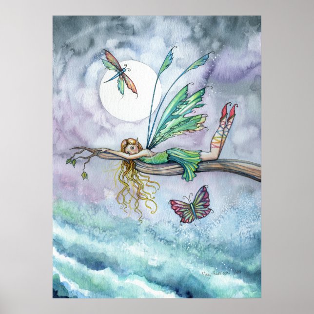 Dream Spot Fairy Poster Print (Vorne)