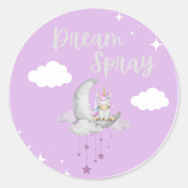 Dream Spray-Logo Runder Aufkleber