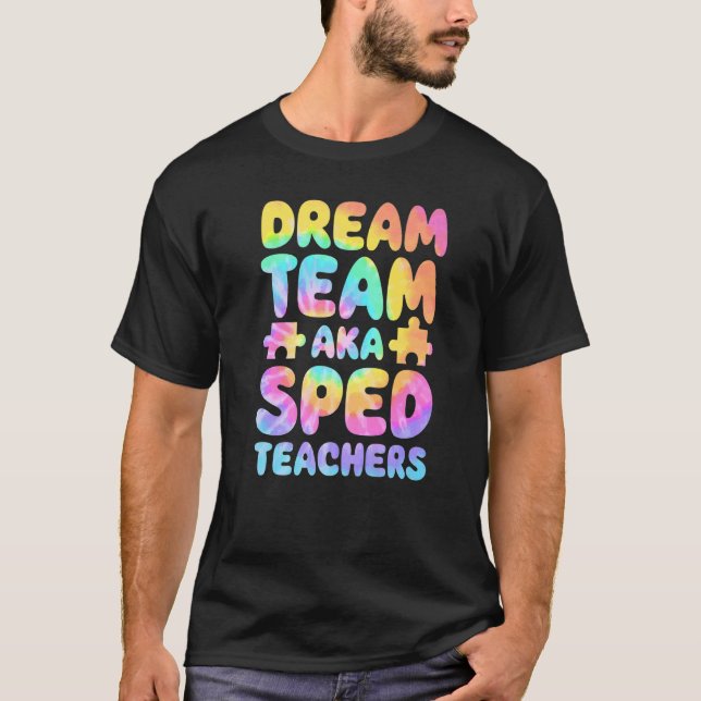 Dream Team AKA SPED Lehrer Special Bildung Squ T-Shirt (Vorderseite)