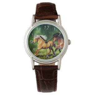 Dream Team ~ Isländische Pferde laufen Armbanduhr