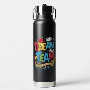 Dream Team Kindergarten Lehrer zurück zur Schule Trinkflasche