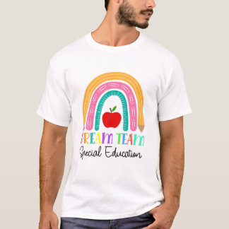 Dream Team Special Bildung Rainbow Pencil Apple T-Shirt