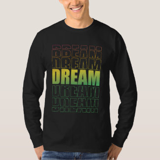 Dream Typography – Gradient Aesthetic Motivational T-Shirt