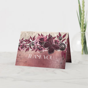 Dream Vintag Damask Butterfly Danke