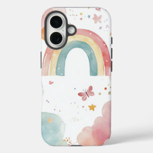 Dream Watercolor Rainbow Whimsy Phone Case