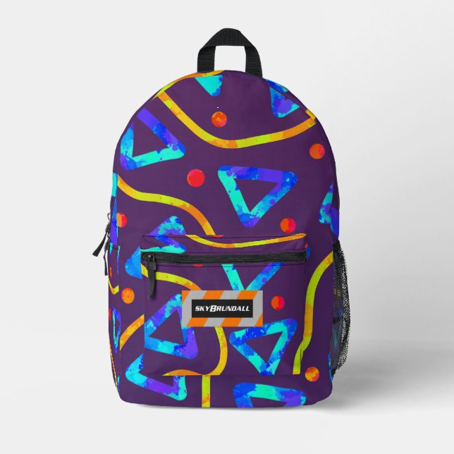 Dream Wave Festival - Arcade Crunch 1 Bedruckter Rucksack (Vorderseite)