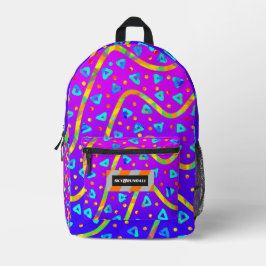 Dream Wave Festival - Cool Candy Rain Bedruckter Rucksack