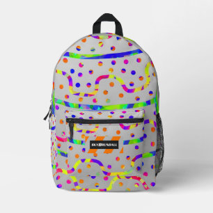 Dream Wave Festival - Regenbogen-Fiesta Bedruckter Rucksack