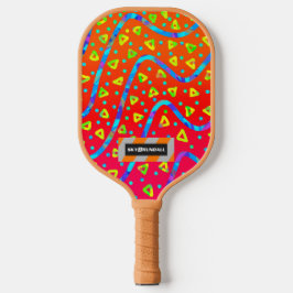 Dream Wave Festival - Warmer Kandiszuckerregen Pickleball Schläger