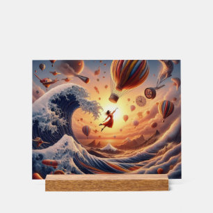 Dream Weaver's Journey: Fantasy Hot Air Balloons Acrylschild