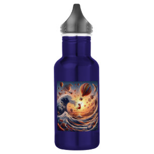 Dream Weaver's Journey: Fantasy Hot Air Balloons Edelstahlflasche