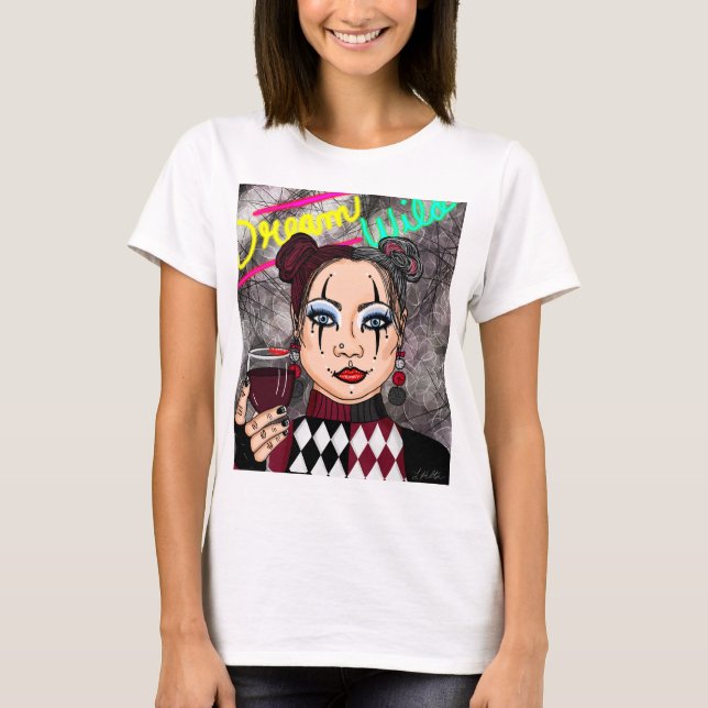 Dream Wild Goth Girl T-Shirt (Vorderseite)